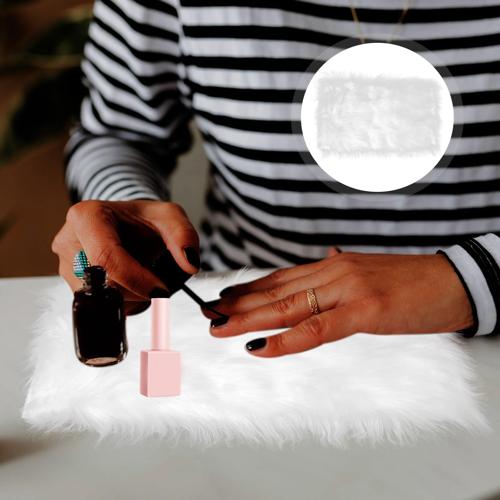 

Nail Fur Cushion Nail Pad Nail Background Cushion For Nail Pictures Photography