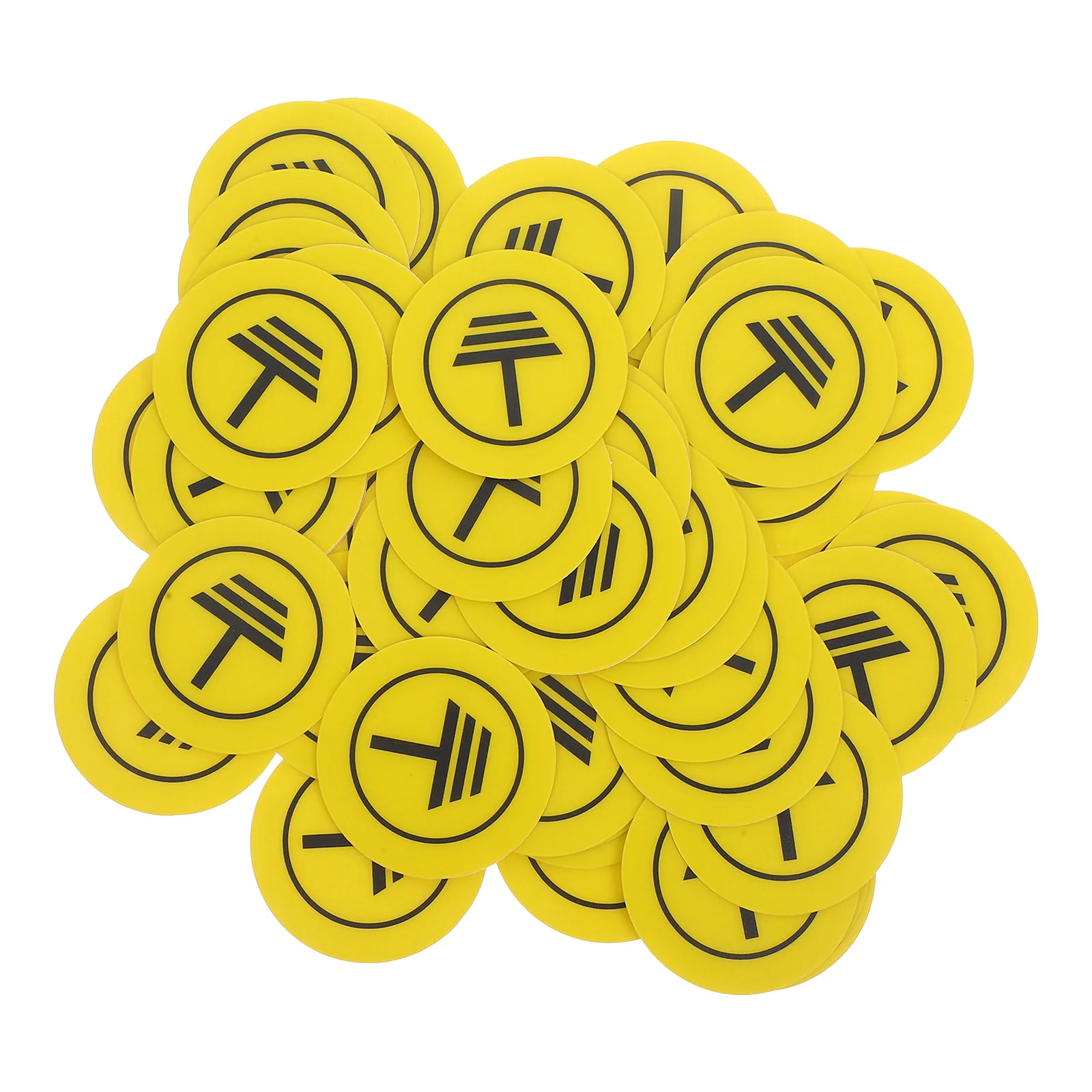 50 Pcs Grounding Alert Signs Electric Warning Signs Wire Tags Labels Traffic Signal Roadway Safety Power Cord Monitor Grounding