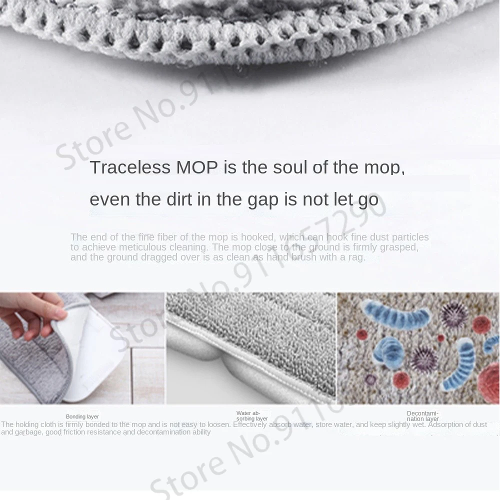 Deerma TB500 TB800 걸레 꽃 가지 걸레 360 회전 청소용 천을 탄소 섬유 천으로 Accessroies