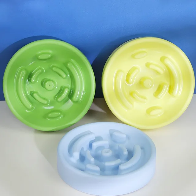 Dog slow food bowl choke prevention Small and medium-sized dog slow food bowl anti upset round thickened pet supplies Dog slow food bowl choke prevention Small and medium-sized dog slow food bowl anti upset round thickened pet supplies