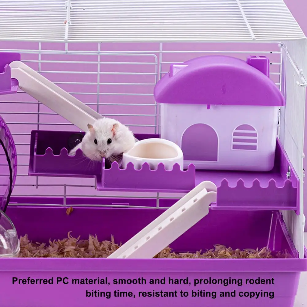 

Effective Ventilation Heat Dissipation Hamster Toys Breathable Pvc Hamster Cage Stand Effective for Small for Hamsters