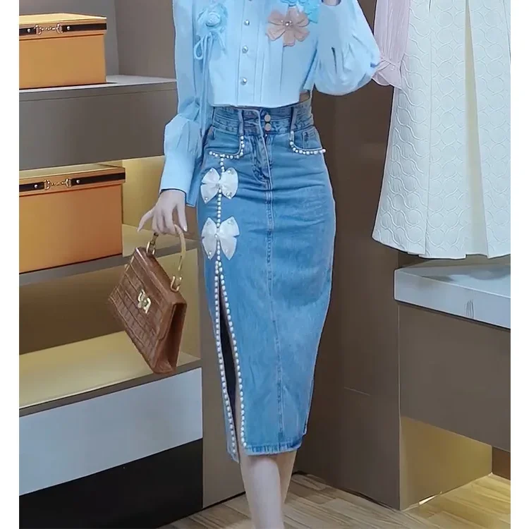 25SS人気デニムミニスカート【MARITHE】W FATIGUE DENIM SKIRT Amazon.com: tuduoms Women's Low Waist Jean Skirts Casual
