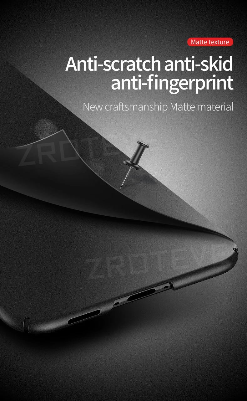S26 Ultra Case Zroteve Slim Hard PC Matte Cover For Samsung Galaxy S25 Edge S24 Plus S23 S24 FE S22 S20 S21 S10 S25+ Phone Cases
