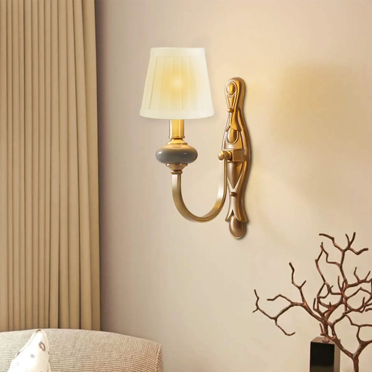 Plisované lampa odstínů evropský styl látka stínidla zeď lampa obal náhrada svícen obal pro stůl lampa podlaha lehký