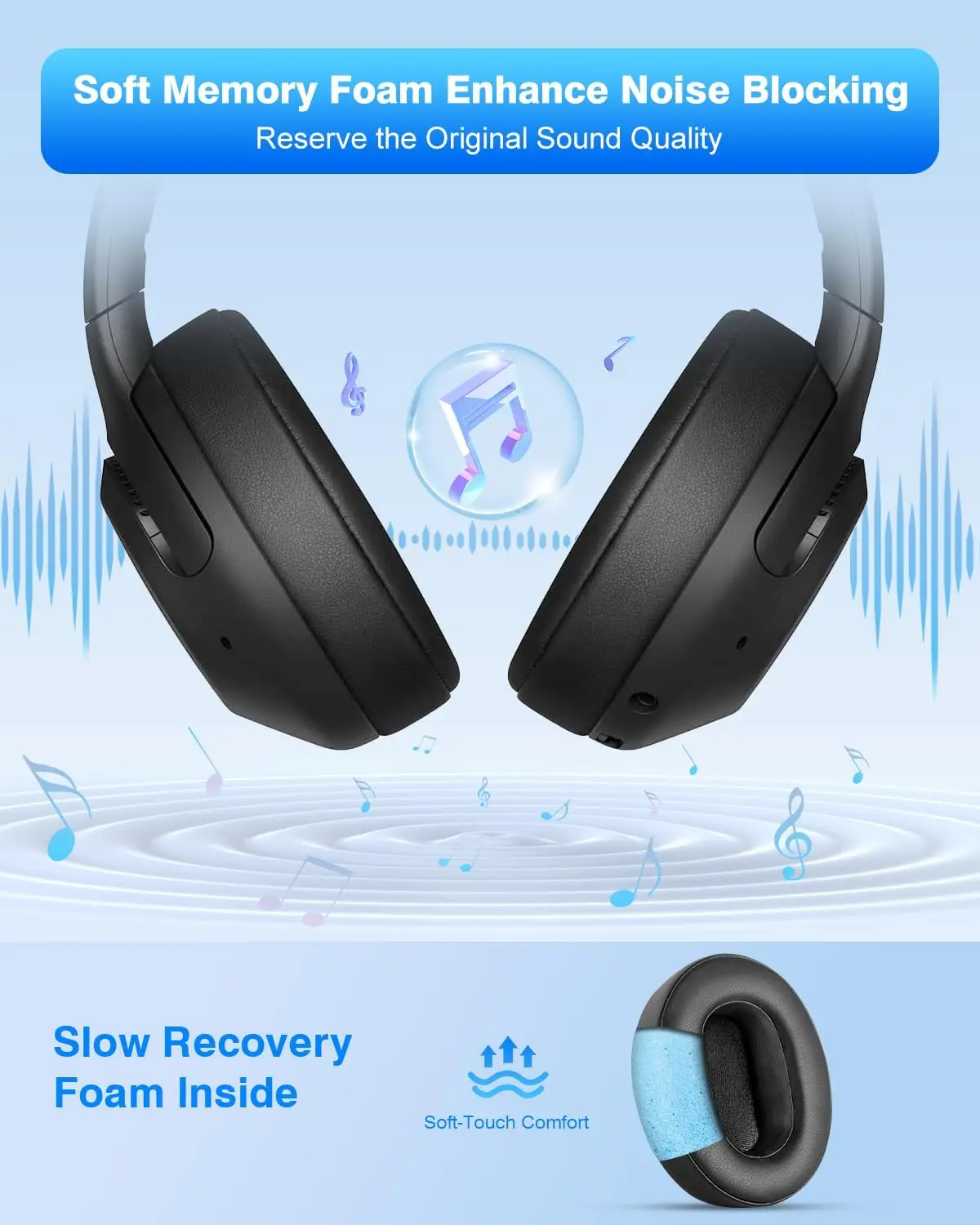 Headphone Earpad for AKG K361 K371 K361BT K371BT Replacement Ear Cushions Pads Cover Earmuffs & Carrying Case 2615