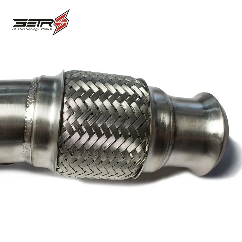 Section High flow Pipes branch downpipe Pipe with for N20 F35 Modified Exhaust