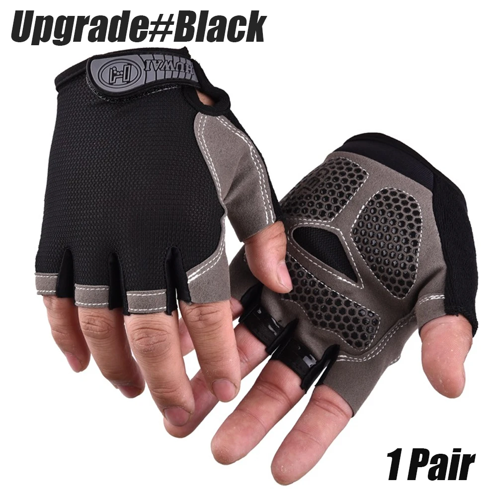  Fingerless Gloves Driving Gloves Men Leather Gloves Cycling  Gloves 1 Pair Half Finger Gloves for Men Women Outdoor Gloves ( Black, Free  Size ) : Clothing, Shoes & Jewelry