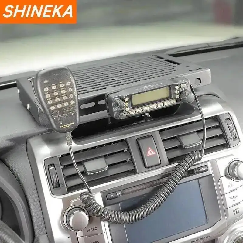 SHINEKA 자동차 다기능 센터 콘솔 확장 브래킷 인터폰 보관 선반 액세서리 4Runner 2010-2023에 적합