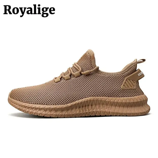 Casual Mesh Sneakers Shoes for Men 2024 Breathable Fashion Solid Color Tennis Male Sports Sneakers New Lightweight Large Size 4