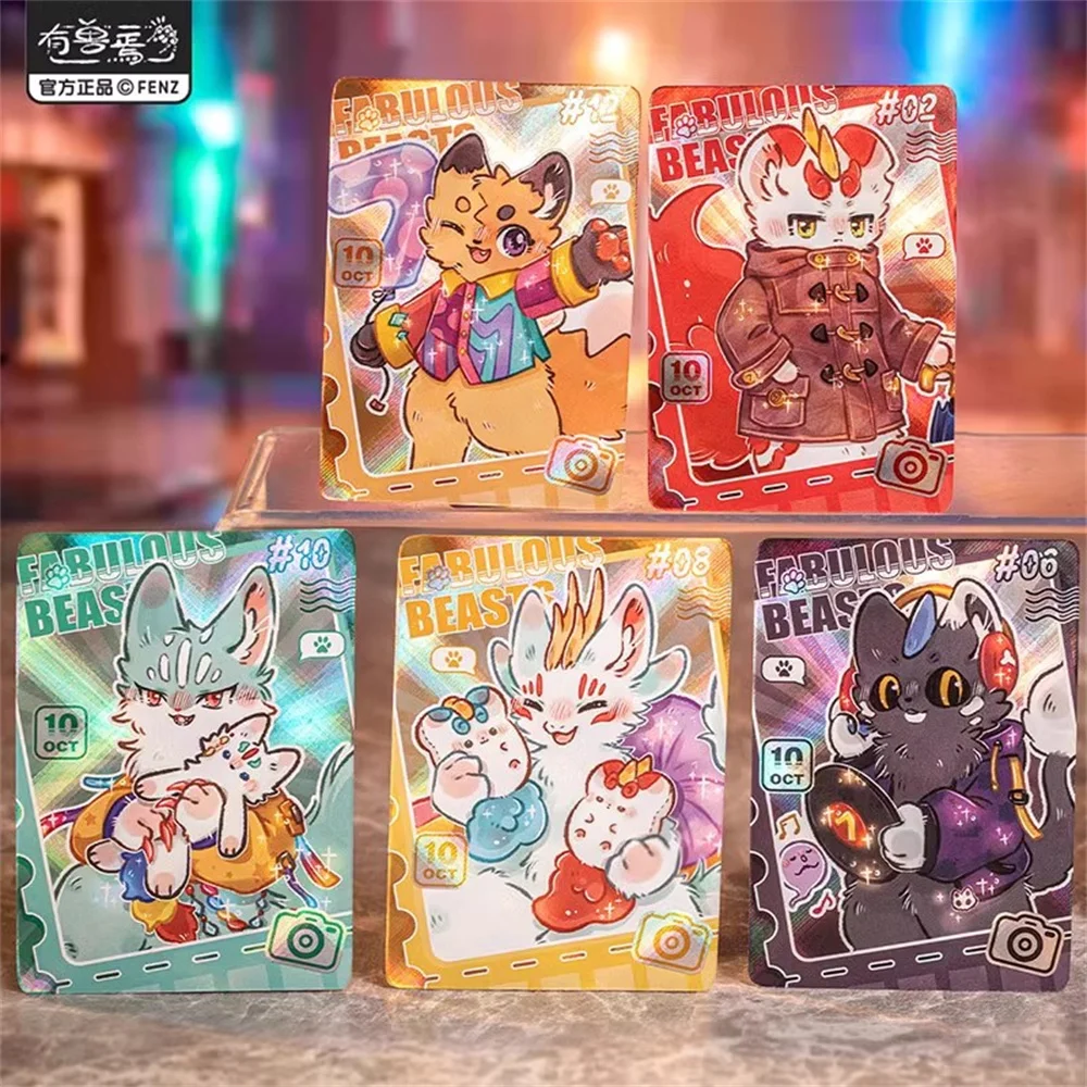 Official Fabulous Beasts Cartoon Character Laser Collection Card