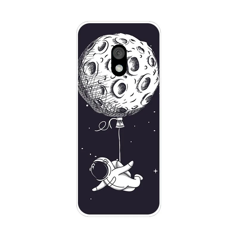 Astronaut Silicone Back Cover Phone Case