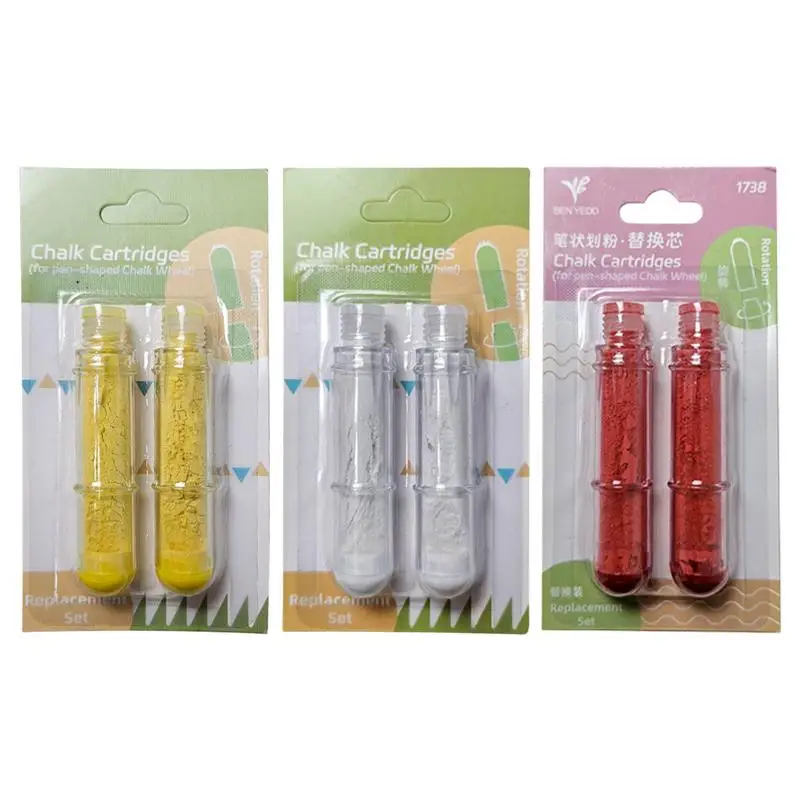 Marqueurs Craie Pour Tissu Couture Quilting - Rechargeables - Pointe Fine 0,5mm