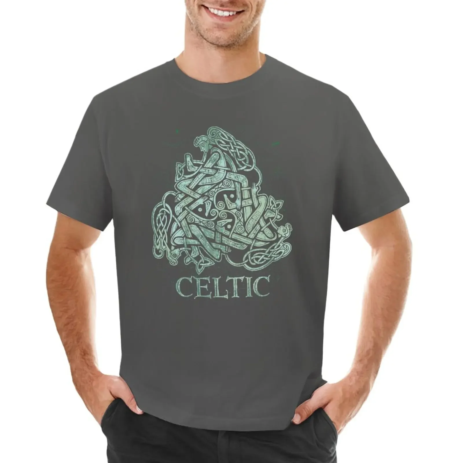 

CELTIC T-Shirt new edition boys animal print mens vintage t shirts