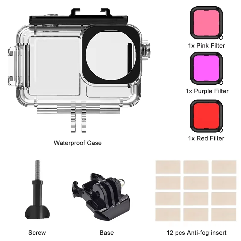 Waterproof Diving Housing Protective Case Set