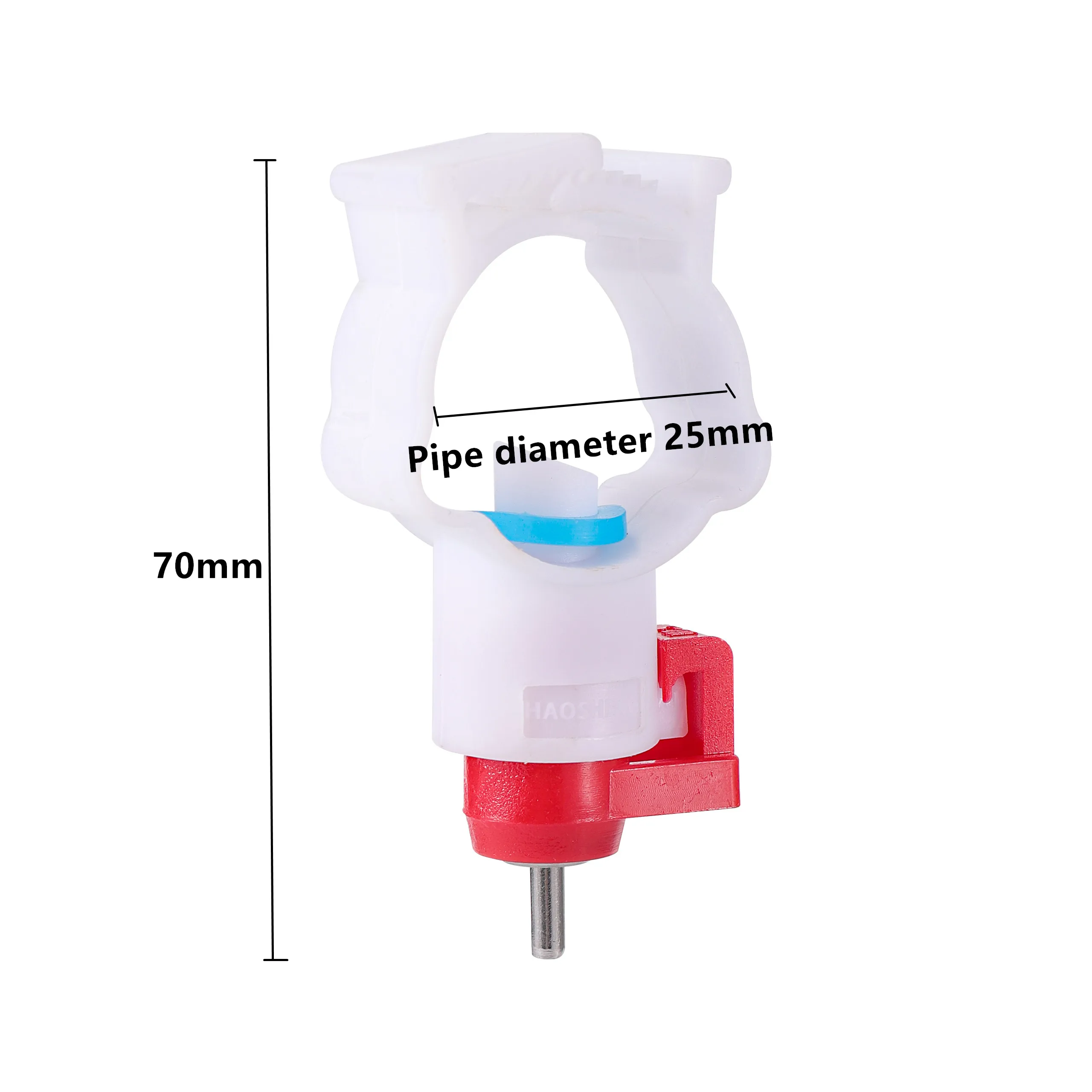 Water Ball Nipple Chicken Feeders Drinkers Chicken Coop Feeder Screw Drinkers Waterer 360 Angle Poultry Supplies 100 Pcs