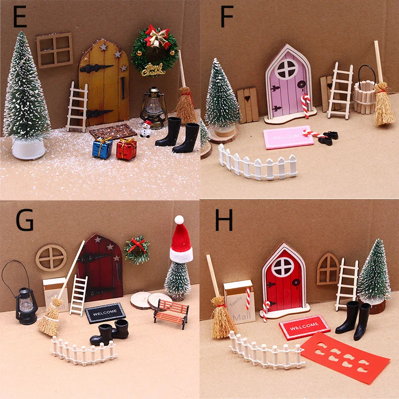 Albero Di Natale In Miniatura 12 Cm Con Luci Per Casa Delle Bambole - Scala 1:12 - Accessorio Natalizio Con Batteria Inclusa
