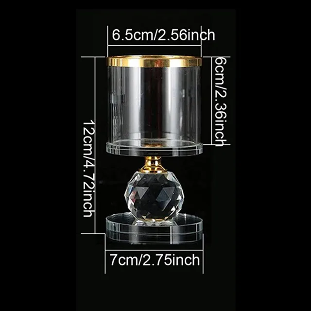 New Year Home Decor Decoration Candle Holder European Romantic Crystal Ornaments Creative Crafts Wedding Centerpieces Crystals A