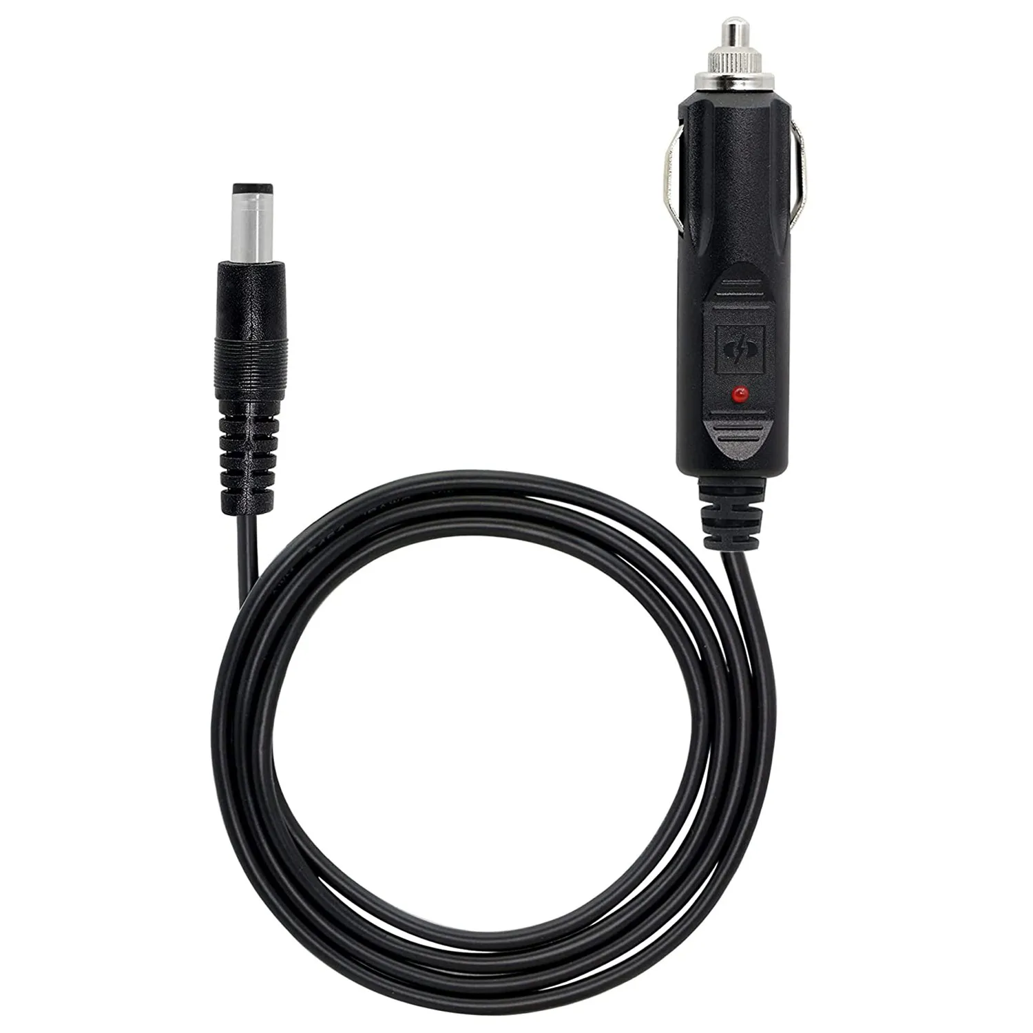 12V 10A DC Car Charger Auto Power Supply 18AWG Cable DC 5.5mm x 2.5mm to Car Cigarette Lighter Male Plug