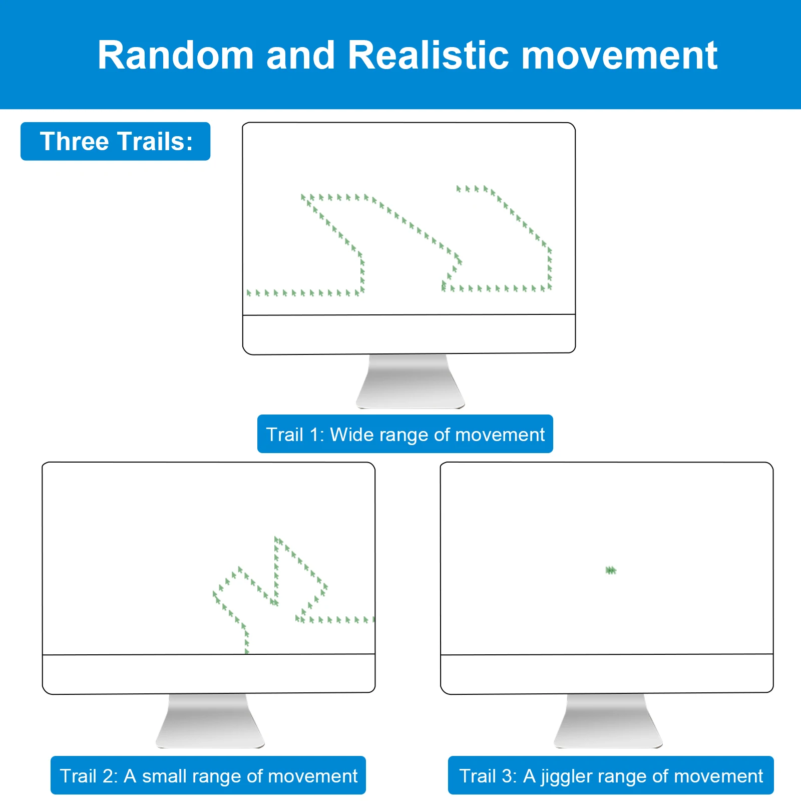 USB Mouse Mover: Prevent Sleep Mode with Multi-Track Simulation Description Image.This Product Can Be Found With The Tag Names Computer Peripherals, Mice Keyboards, Mouse, Mover supports
