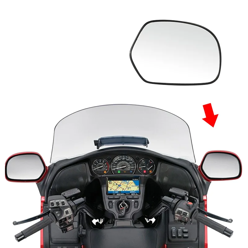 

Боковые прозрачные зеркала заднего вида для Honda Goldwing GL1800 2001-2017