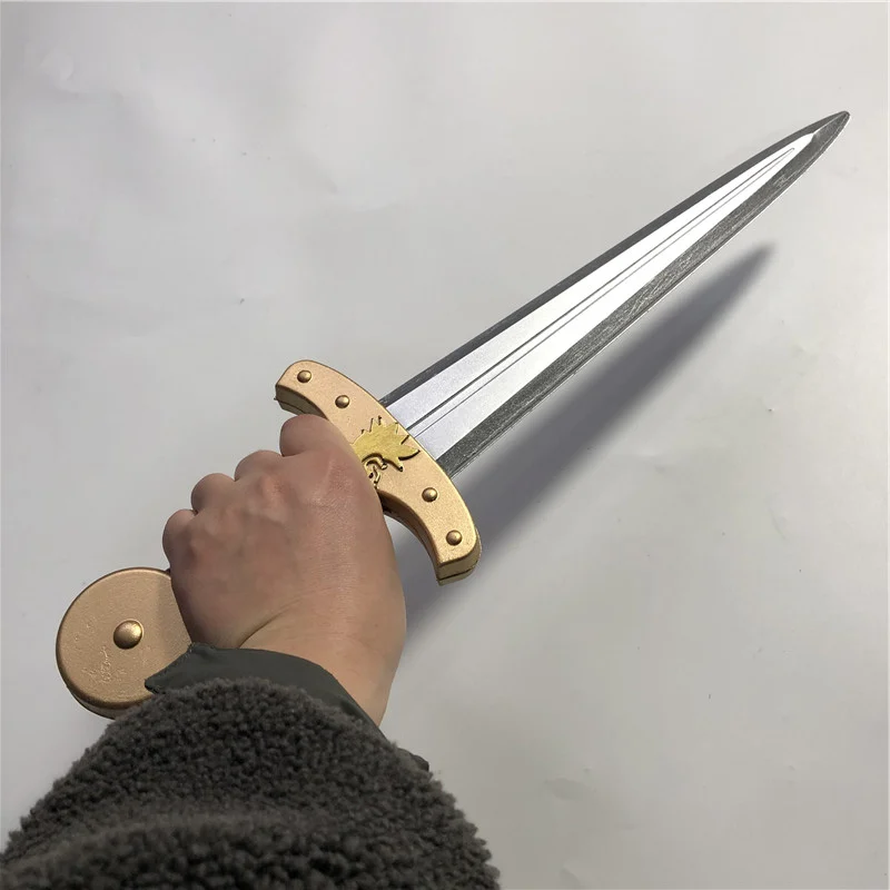 2pcs/Set Halloween Prop Lion Shield Cosplay Golden Sword PU Weapon Movie Game Anime Cos Kids Role Play Gift 3