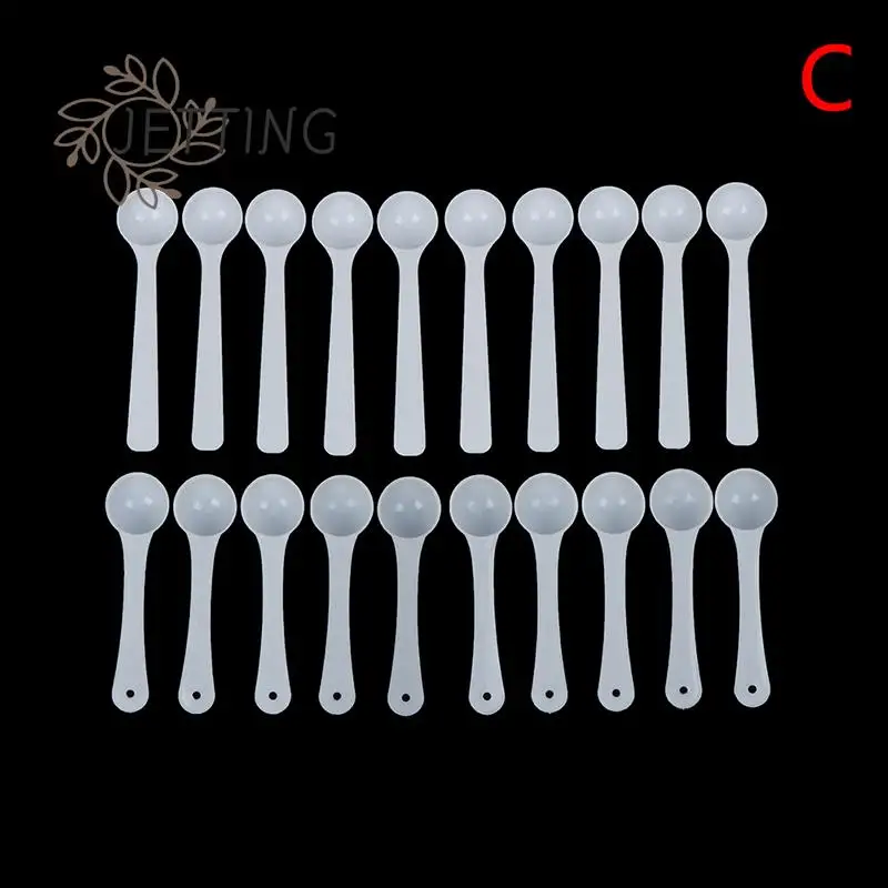 1g Measuring Spoon Professional Plastic Scoops/Spoons For Food/Milk/Washing Powder/Medcine 20PCS/lot kitchen measuring spoons measuring spoon set measuring cup and spoon set plastic kitchen scoop
