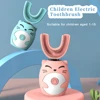 Sonic Child Electric Toothbrush Cleaning Silicone Children 360 Degrees Automatic USB Rechargeable Smart Kids U Shape Toothbrush 2