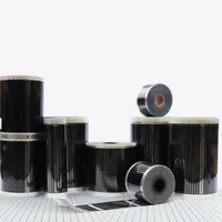 Film électrothermique en graphène, chauffage électrique, feuille chauffante PTC 12/24/36/220V 140/240/640w/m2, largeur 12/20/33/43/50CM, toutes tailles 1