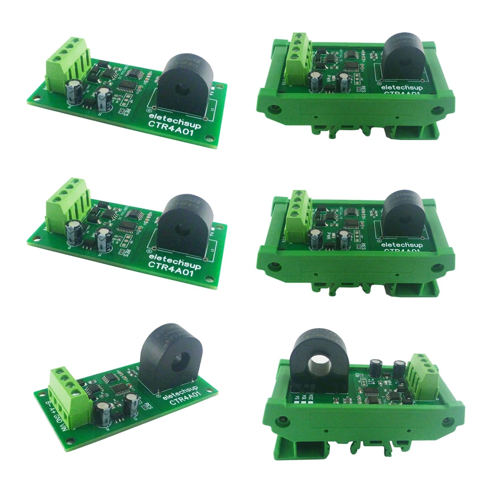 Description Picture 6 of itemDC5-15V RS485 AC Analog Collector MODBUS RTU Current Collector Ammeter AC Transformer Module Voltage Meters Board 5A/10A/20A