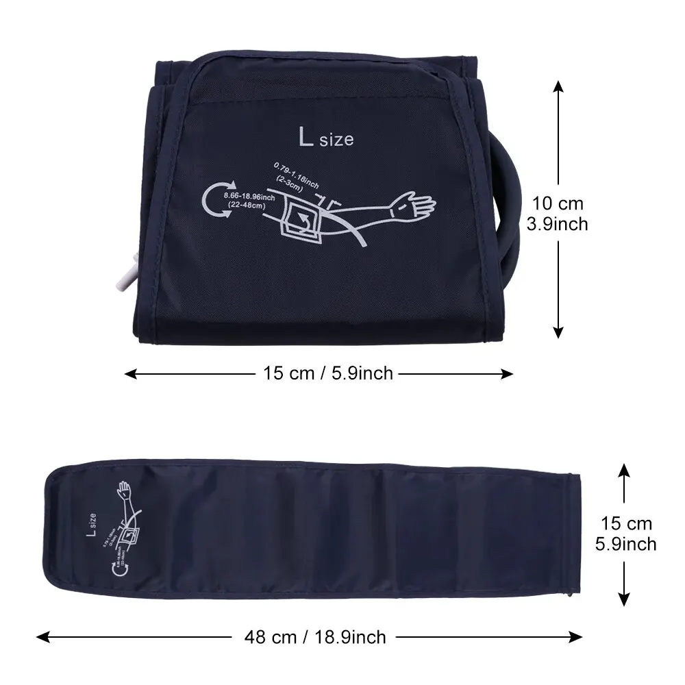 Description Picture 6 of item22-32cm/22-42cm Medical Blood Pressure Monitor Cuff for Sphygmomanometer Measuring Belt Armband Pulse Oximeter Accessory Health