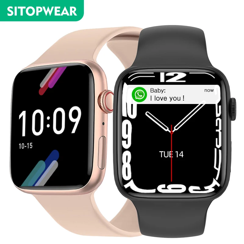 Smartwatch Sitop – relógio inteligente com carregamento sem fio – bluetooth p/ chamadas – unissex – premium