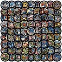 10/30/50/108pcs Kawaii Anime Pokemon Stickers Cute Pikachu Eevee Cartoon Decals Laptop Phone Scrapbook Classic Kids Sticker Toy 1