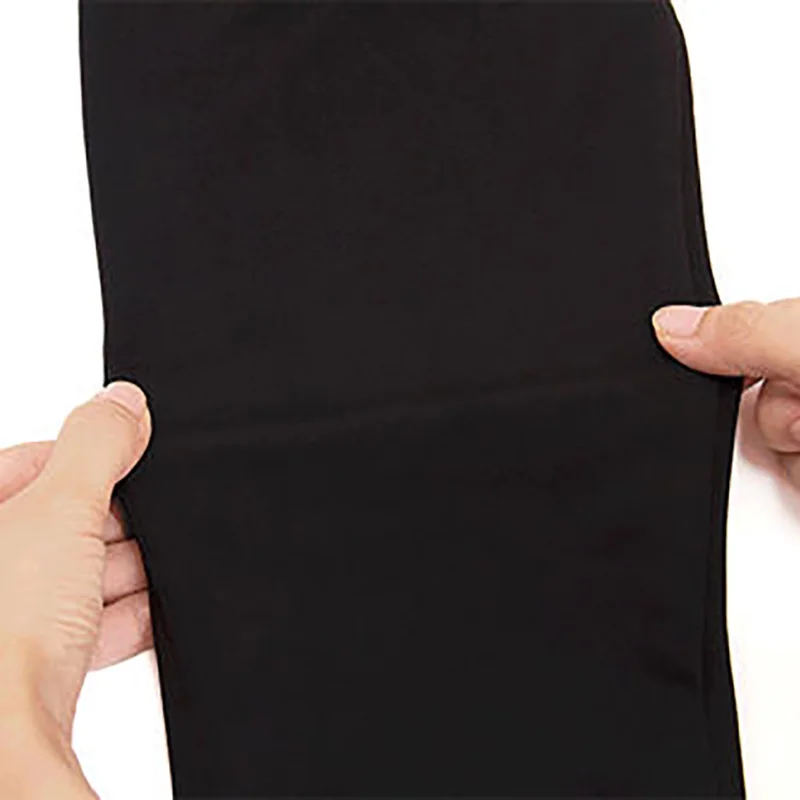Black Knitted Track Pants for Kids Youth Adult Sportswear Tracksuit Pants Elastic Football Long Winter Training Sweatpants