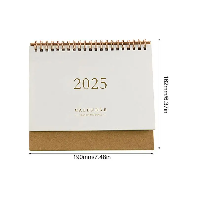- simple style Table Desk Calendar Table Calendar Desktop Decoration Creative Coil Planning