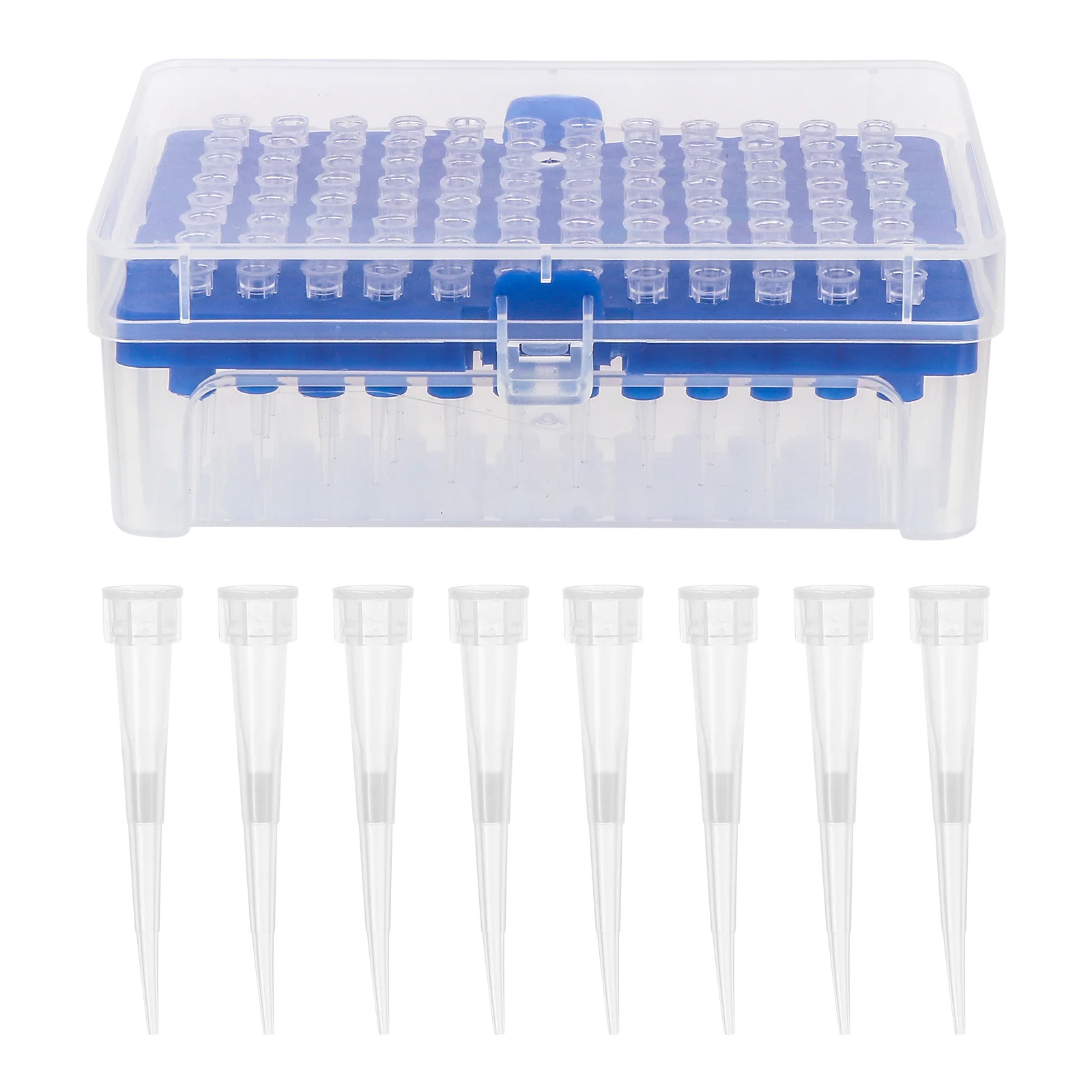 

96 Pcs Pipettor Accessory Pipette Tips 200ul Filter Filtering Standard Strainer