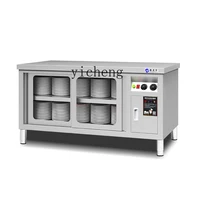 ZK hot air circulation light wave disinfection cabinet workbench Commercial kitchen stainless steel workbench 1