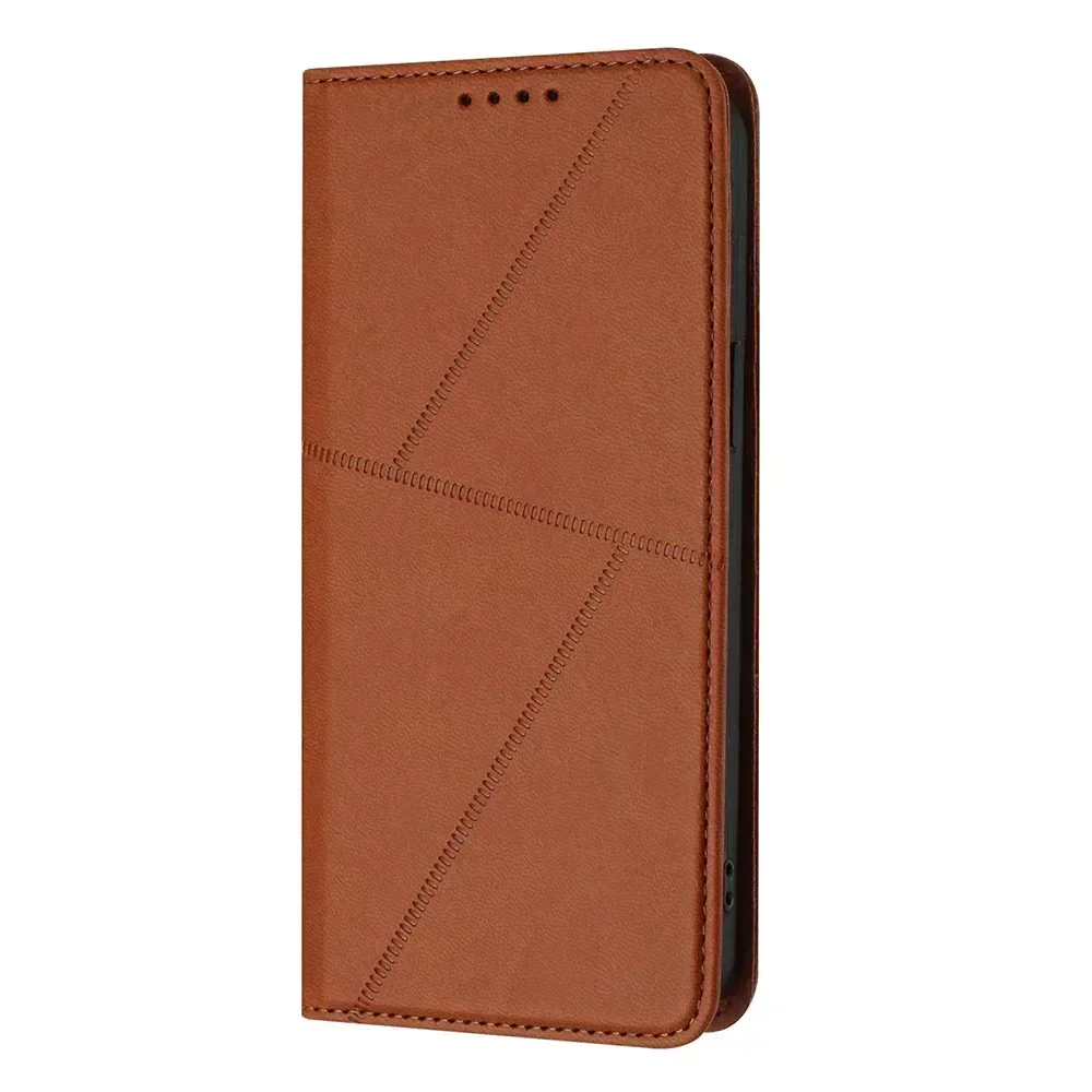 Magnetic Leather Wallet Phone Case with Card Slots - Premium Back Cover