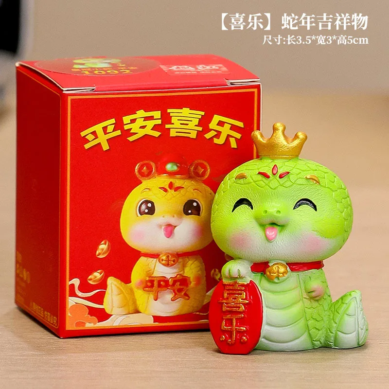 Snake Year Desktop Decorations Chinese Lunar New Year Ornament Wonderful Gift For Kids Creative Chinese Zodiac Accessories