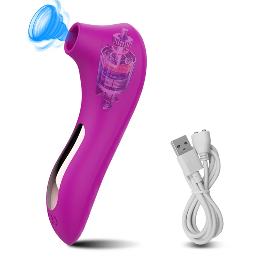 Sucker Clitoris Powerful Vibrator Female Sucking Nipple Oral Vacuum Clitoral Stimulationr Massager Sex Toy Adult Goods For Women sex toys