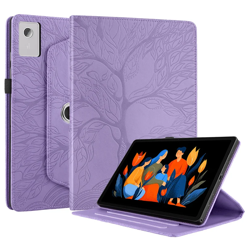 Lenovo Idea Tab Plus 12.1 Embossed 360° Rotating Stand Tablet Case