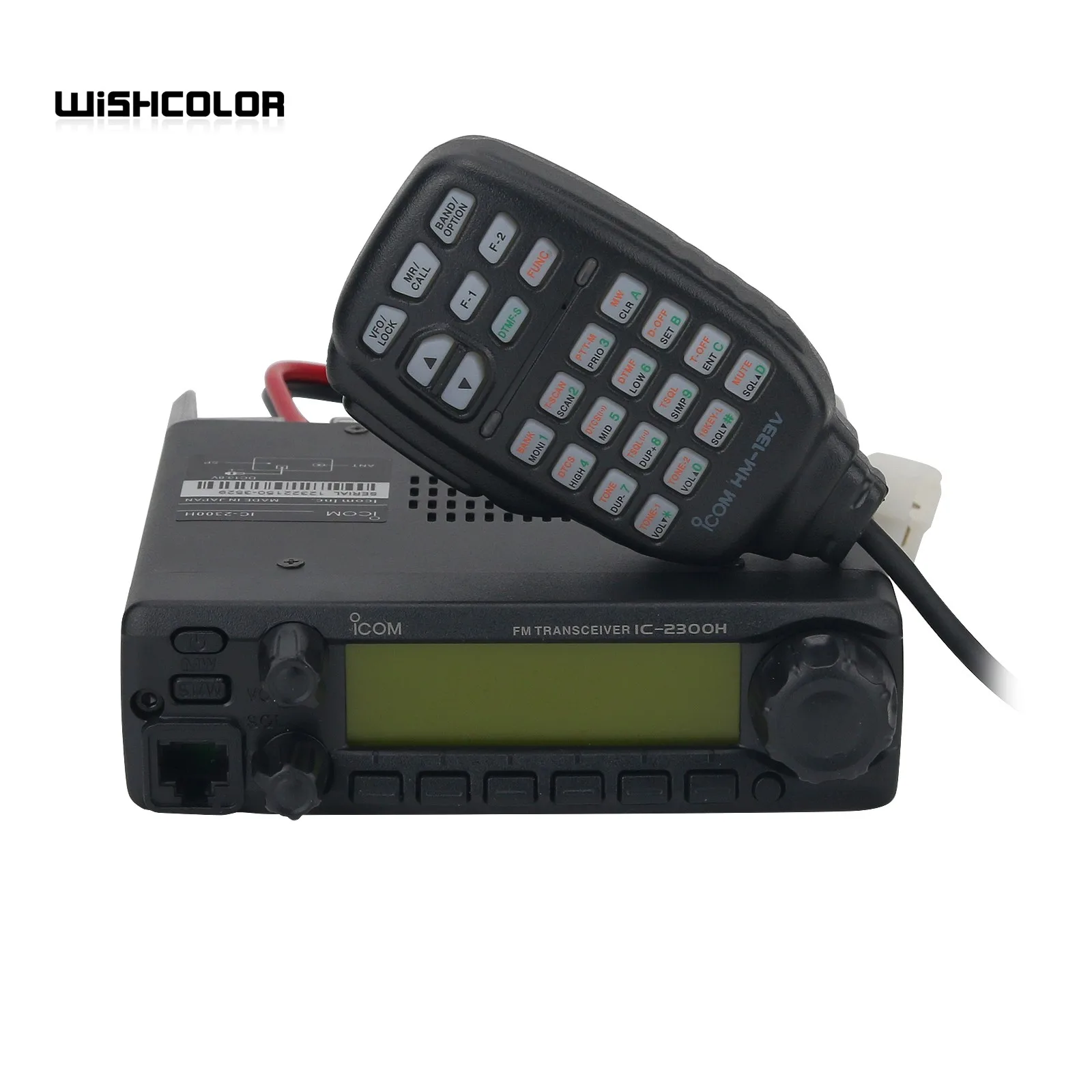 Wishcolor IC-2300H FM Transceiver RX TX 136-174MHz VHF Marine