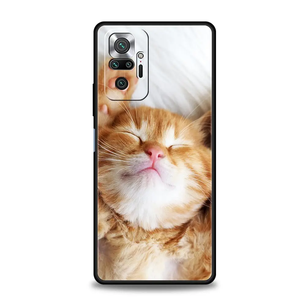Cute Cartoon Cats Silicone Soft Phone Case - Durable Protective Bumper Cover