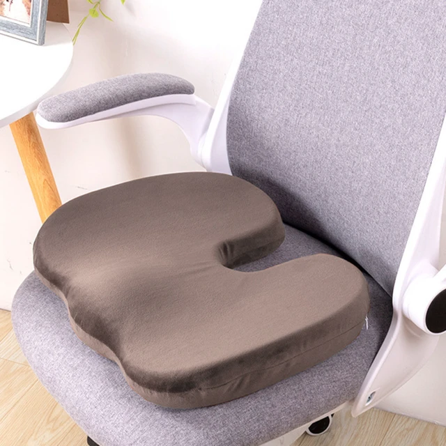 1pc Office Chair Seat Cushion With Thickened Memory Foam And Non