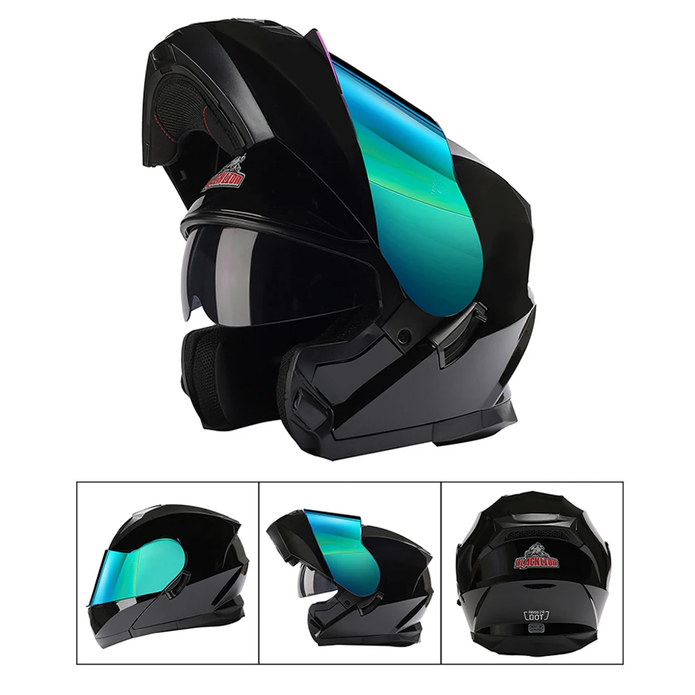 Casco Moto Modulare Integrale Flip Up Casque Casco Da Equitazione Di Sicurezza Open Face Eps Foam Moto Cascos Para Moto Dot Ece