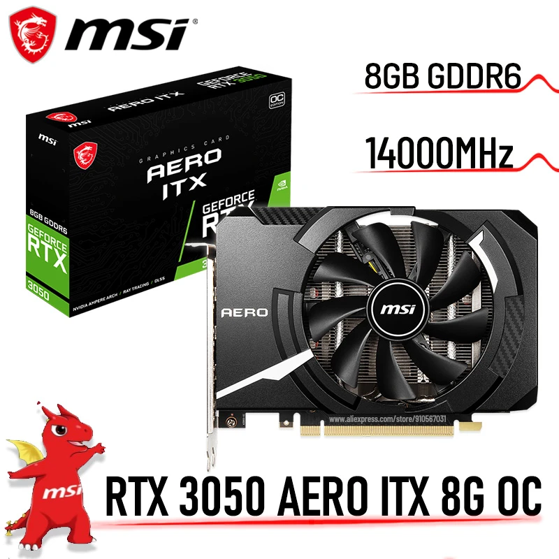 現金特価】】 MSI GeForce RTX 3050 AERO ITX 8G OC グラフィックス ...