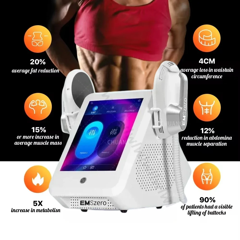 

new15 tesla mini em muscle stimulator nove EMSzero slim neo portable 2 4 5 handles rf ems body sculpting machine RF with pelvic