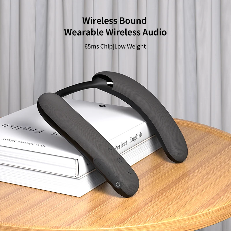 EBS-911 Neckband Speaker Bluetooth 5.4 Wearable Wireless Stereo Music Box TF Card Slot Type C Waterproof Ipx5