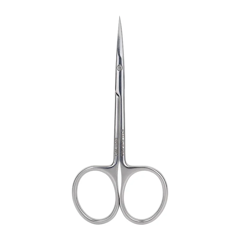 STALEKS SE-20-2 Nail Scissors High Quality Stainless Steel Elbow Eyebrow Scissors Profession Trim Nose Hair Makeup Tool 5