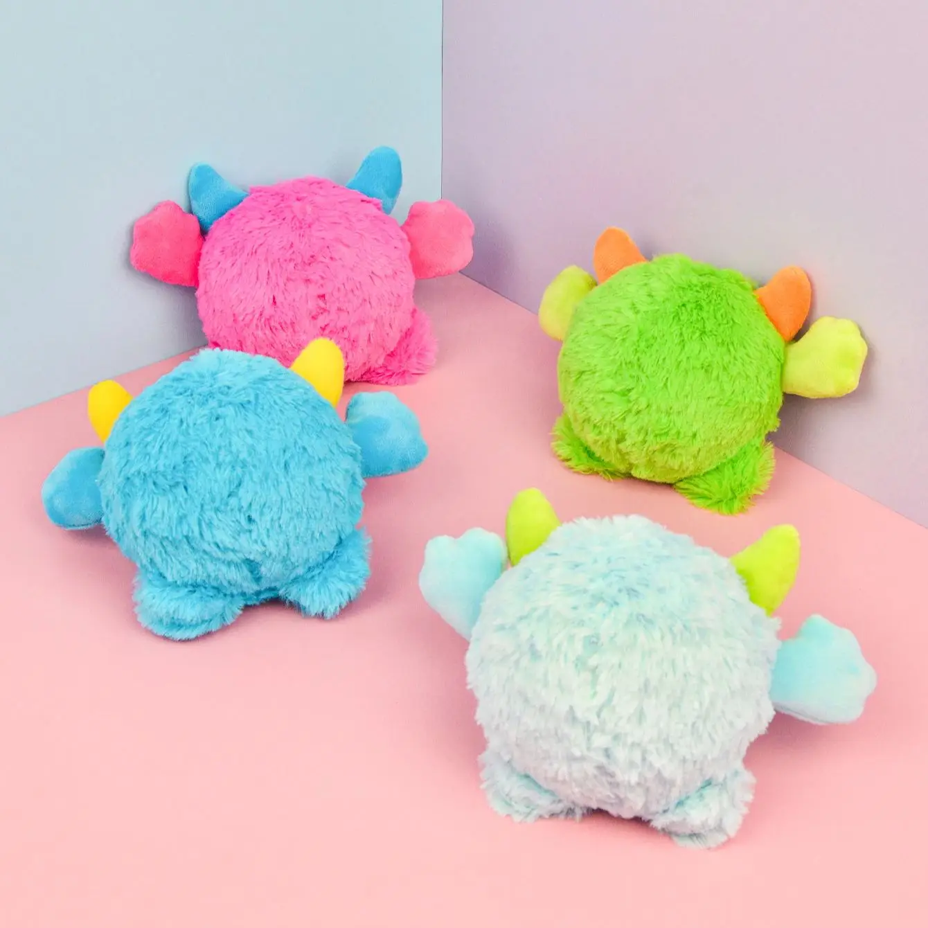 1 Pcs Active Moving Dog Plush Squeaky Small Balls Enjoying Dog Interactive Toys 2-in-1 Designer Pet Gift For Halloween 3