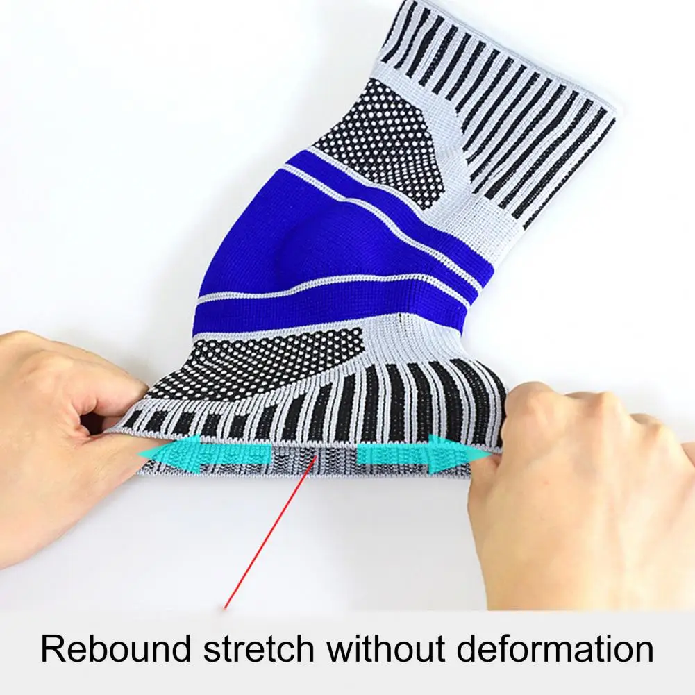 Breathable Adjustable Anti-slip Elastic Bandage Joint Stability Sweat Absorption Elastic Knitted Sports Ankle Suppor